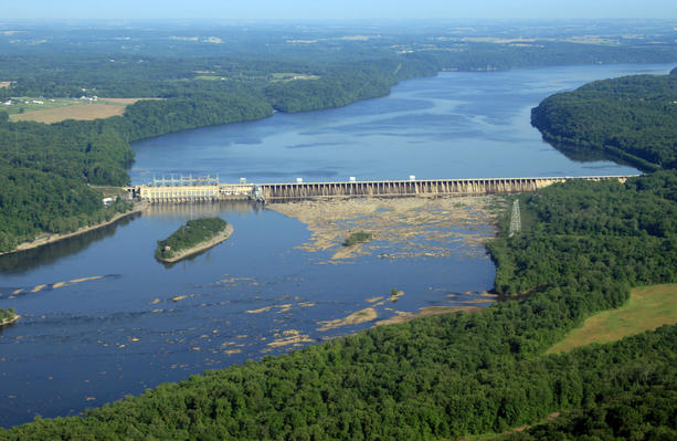 The Conowingo Dam in Northern Maryland: Where the nude body of Phylicia Barnes was found, and possibly the location Danisha McIntosh was referring when she tweeted, "It's trapped at the dam.